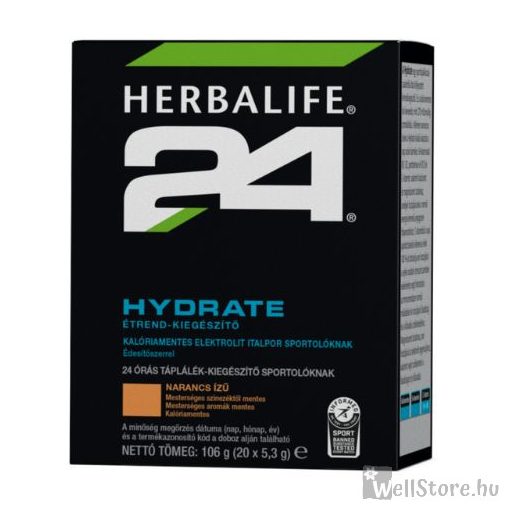 H24 Hydrate - narancs - 20 tasak (20*5,3g)