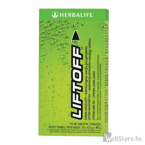 Lift- Off pezsgőtabletta - Citrom-lime ízben (10 db/doboz- 45g)
