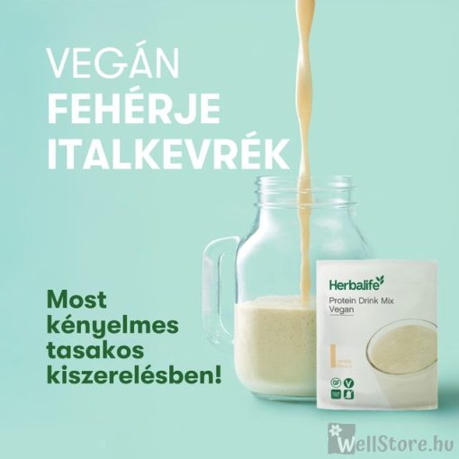 Vegán Fehérje italkeverék – vanília (7 tasak) 